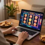 Engage in thrilling play at the migliori casino europei online through a vibrant online gaming setup.