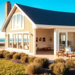Enhance your living space with a stunning cape cod home addition featuring modern architectural elements.