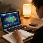 Engaging scene featuring online gaming session focusing on lista casino online stranieri for better betting strategies