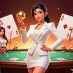 Experience thrilling gameplay at fatfishcantinagrill with a stunning roulette ball in a vibrant casino scene.