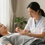 Focused acupuncture therapy at 수원교통사고한의원 with compassionate care.