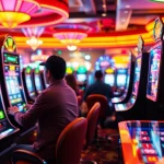 Experience the thrill of as38 slot gacor online with players enjoying an exciting casino atmosphere.