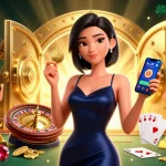 Engage with hi88 and enhance your gaming experience with a thrilling casino app illustration.