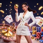 Join the excitement of random video chat while experiencing immersive casino elements and vibrant visuals.
