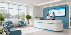 "Hair transplant turkey consultation in a modern health clinic with patient-focused care."