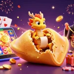 Permainan slot1000 membawa keberuntungan dengan kekuatan kue keberuntungan emas beraksi di dunia kasino.