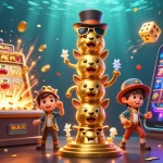 Menangkan jackpot di janda4d dengan ilustrasi slot menarik dan totem keberuntungan.