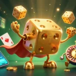 Play exciting games on Raja Game with this vibrant illustration showcasing gaming elements.