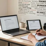 Creative workspace for quality and authority blogs, showcasing a cozy and inspiring blogging scene.