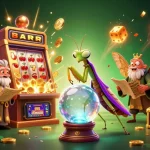 Experience sunwin's vibrant casino adventure with a mystical fortune teller amidst an explosion of winning game elements.