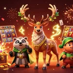 Spin to win at depo 5k with jackpot slots and treasure chests full of coins.