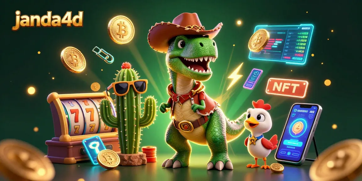 Menangkan hadiah besar dengan janda4d sambil bermain slot dan merayakan jackpot bersama karakter unik.