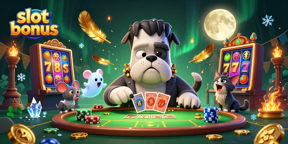 Experience the thrill of winning a slot bonus with our vibrant casino illustration!
